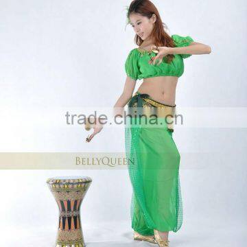 affordable deep green belly dance costumes, costume for dancing, belly dancing costumes,belly dancing dress