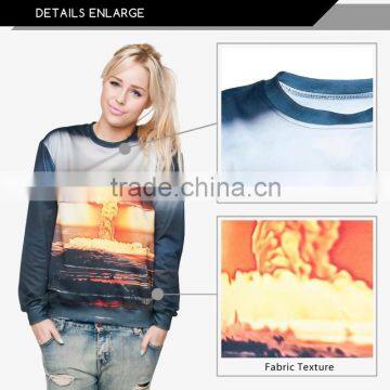 Fashion Natural High Quality 3d Digital Print Fullprint Crewneck Sweatshirt Spring Autumn Unisex Custom Oversized Pullover photo-5