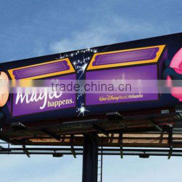 Good light transmission backlit PVC flex banner