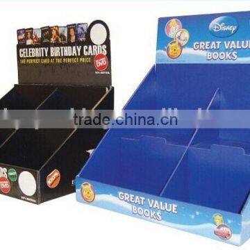 Custom Paper Printed Corrugated Retail Counter Display Box