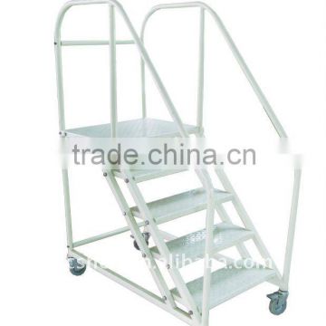 Warehouse Ladder with Wheels