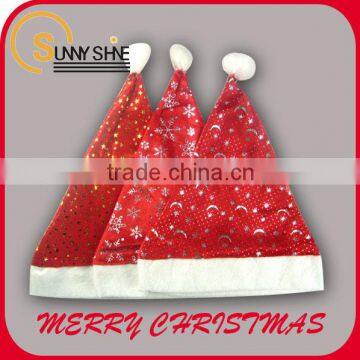 2015 wholesale cheap custom pleuche dancing christmas hat decoration