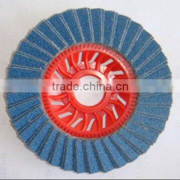 High quality flap disc T27 with plastic packing polishing s/s