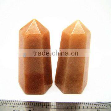 red aventurine points gemstone points wholesale