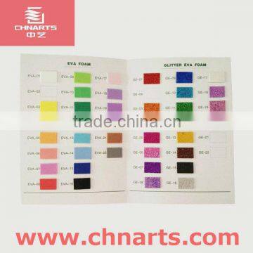 customized EVA foam color chart/colour atla