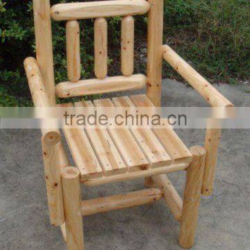 solid wooden arm chair