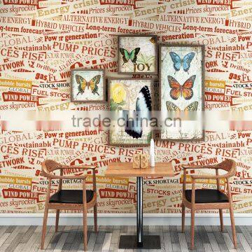 English Letters European Design Wallpaper 3d Wallpapers for House photo-3