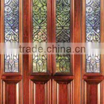 Glass Inserts Main Door Designs For House DJ-S9212MST-2