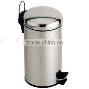 stainless steel trash can