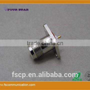 TNC Connector RP-Female 17.5mmSQ Panel With Extended 3mm Insulator photo-2