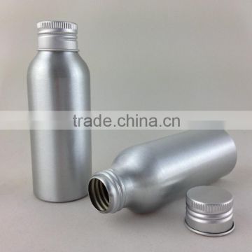 100ml aluminum lotion bottle with pump sprayer