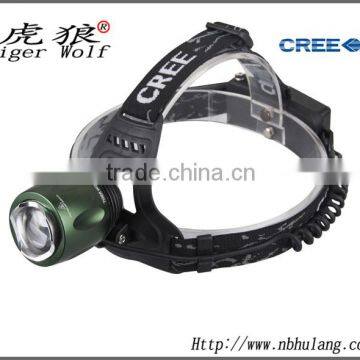 Portable Aluminum Rechargeable Zoom Function Head Torch