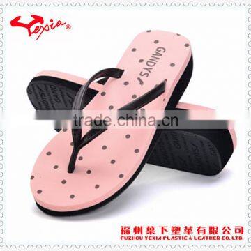 Lady beach leather slipper