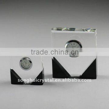 Crystal Glass Gift Mini Clock photo-2