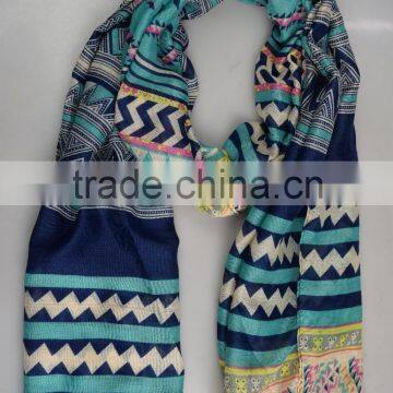 Polyester Voile Fabric Shawl For Women Scarf AZO Free, BSCI and Sedex Audit