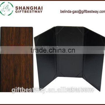 New Style Restaurant Wood Menu Holder ,menu Cover ,file Folder
