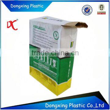 caulking compound packing white kraft bag with 3 layers of kraft paper