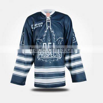 Latest sample team set ice hockey jersey,new design ice hockey track suit