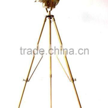 nautical Australian Signal Light Timber Tripod Antique decoration Floor lamps Nautical focus light