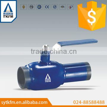 fully welded ball valve with both threaded end and welding end , threadweld ball valve