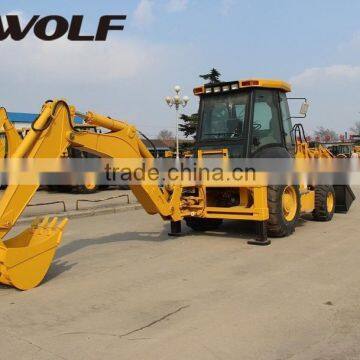 CAT technology!!! WOLF high quality integral type backhoe loader JX45 for sale