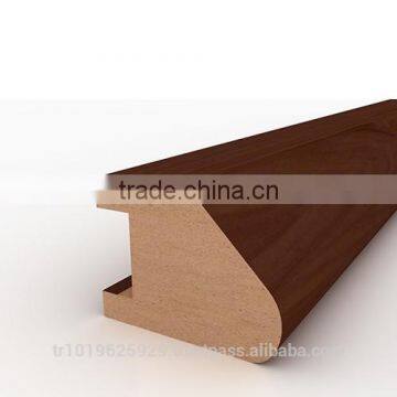 pvc wrapped mdf crawn profile