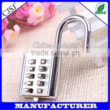 Wholesale push button lock ,combination padlock factory direct sale CH-602