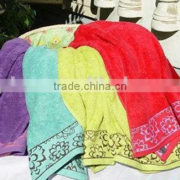 Cotton Towelling Coverlet - Towel Blanket