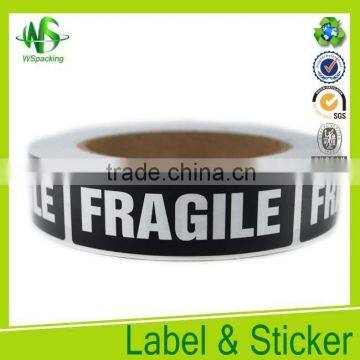 Best selling customed label peel off labels fragile label