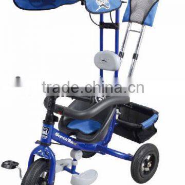 pneumatic tire kids tricycle/baby stroller/children running bike 18924A-T12