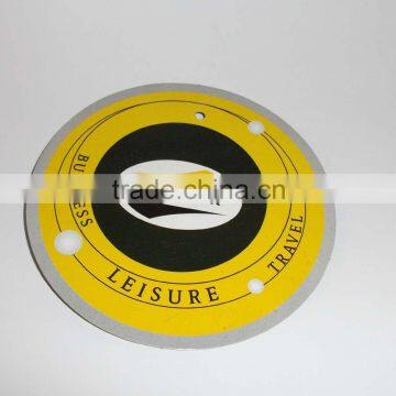 round paper tag printing