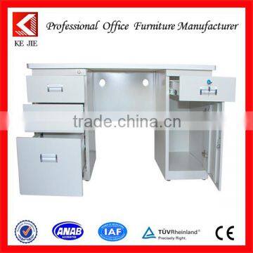 Hot-selling Stainless Steel Office Table With Glass Top steel office table