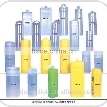 plastic towel tube clear pp plastic tube