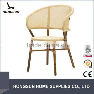 Fabric bamboo look restaurant cheap fabric chair