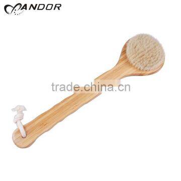 OEM natural bristle bath body brush with factory price