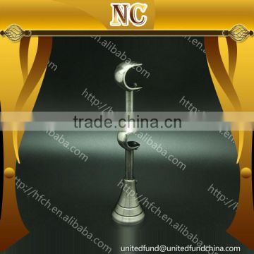 25mm wrought iron double curtain pole brackets