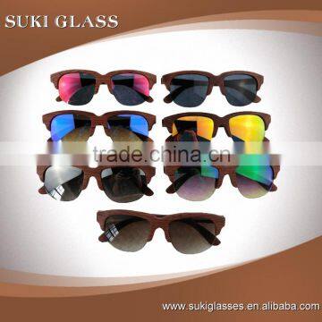 good price custom sunglasses hard wooden case for glasses