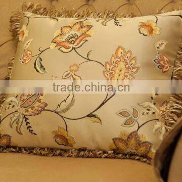 embroidered pillow