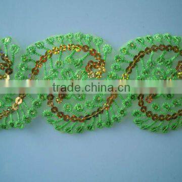 Ribbon Gold Trim Garment Lace