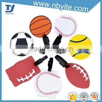 Wholesale cheap bulk extra large football shaped luggage tag