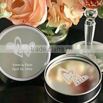 promotional round metal coaster