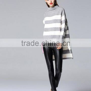 Grey woolen sweater designs for ladies