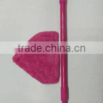 2015 hot selling telescopic pink duster mop, flexible microfiber duster