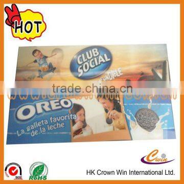 Promotional 3D lenticular printing card