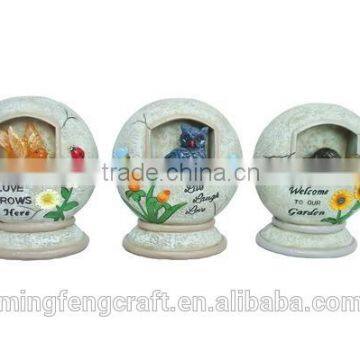 Gifts & Decor Solar Round Ball Trio Garden Path Lighting photo-2