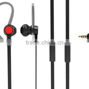 In-ear earphone earhook sport earphone mp3 player and mobile phone earphone