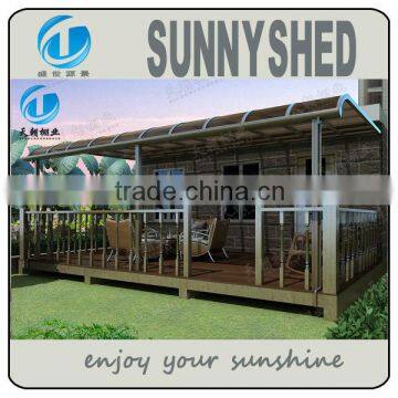 DIY design Polycarbonate sheet door patio canopy awning for carport