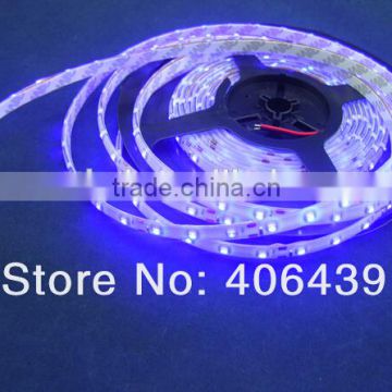 Purple 3528 single color 60 led strip dc12v ip65 waterproof silicon coating white pcb