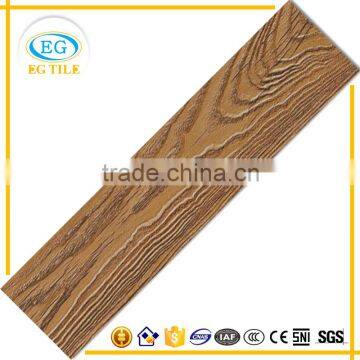 Environmental Foshan new design good price vitrified wooden floor tile designs