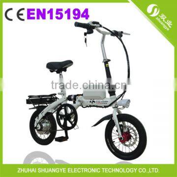 Hot sale 36V motor e-bike folding bike